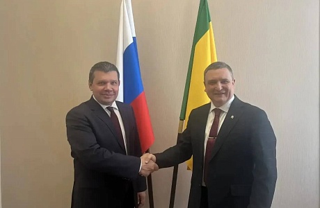 Михаил Лисин провел рабочую встречу с директором филиала «Российской газеты» в ПФО Арсением Бабенковым